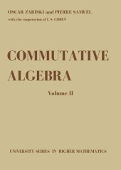 book Commutative Algebra