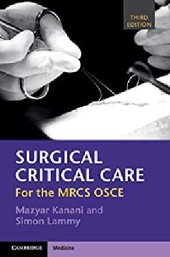 book Surgical critical care for the MRCS OSCE