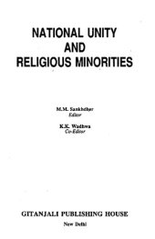 book National unity and religious minorities