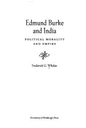 book Edmund Burke and India : political morality and empire