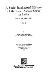 book A socio-intellectual history of the Isna ʼAshari Shiʼis in India (16th to 19th century A.D.), VOL. 2