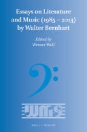 book Essays on Literature and Music (1985-2013) by Walter Bernhart