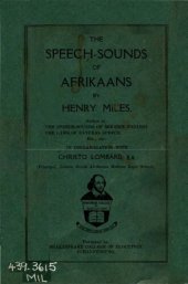 book The speech-sounds of Afrikaans