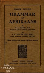 book Maskew Miller’s grammar of Afrikaans