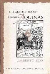 book The Aesthetics of Thomas Aquinas