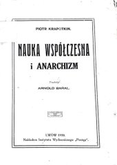 book Nauka współczesna i anarchizm