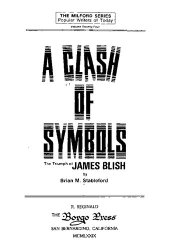 book A Clash of Symbols: The Triumph of James Blish