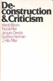 book Deconstruction and Criticism