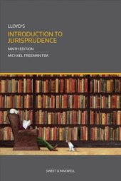 book Lloyds Introduction To Jurisprudence