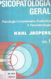 book Psicopatologia Geral - Volume I