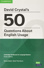 book David Crystal's 50 Questions About English Usage Pocket Editions