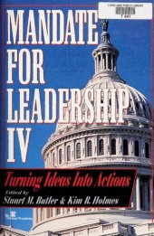 book Mandate for Leadership IV - Turning Ideas into Actions