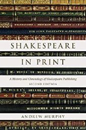 book Shakespeare in print a history and chronology of Shakespeare publishing