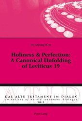 book Holiness & Perfection: A Canonical Unfolding of Leviticus 19