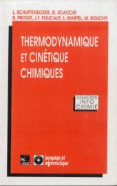 book Thermodynamique et cinétique chimiques