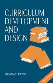 book Curriculum Development and Design