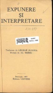 book Expunere și Interpretare