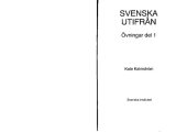 book Svenska utifrån. Övningar del 1