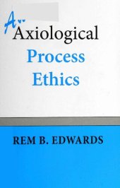 book An axiological process ethics