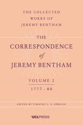 book The Correspondence Of Jeremy Bentham, Volume 2 1777 To 1780