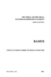 book The Verbal and the Visual: Cultures of Ekphrasis in Antiquity