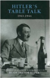 book Hitlers Table Talk 1941–1944 : His Private Conversations