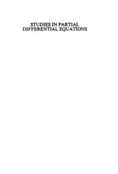 book Studies in partial differential equations