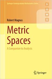 book Metric Spaces - A Companion to Analysis