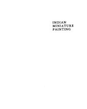 book Indian Miniature Painting