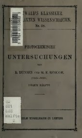 book Photochemische Untersuchungen