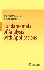 book Fundamentals of Analysis with Applications