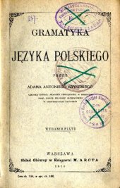 book Gramatyka języka polskiego