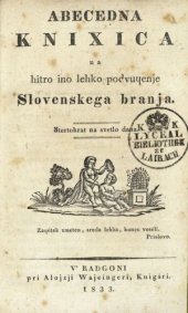 book Abecedna knixica na hitro ino lehko podvuɥenje Slovenskega branja