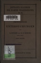 book Photochemische Untersuchungen (1855-1859)