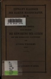 book Über das Gesetz, nach welchem die Einwirkung der Säuren auf den Rohrzucker stattfindet (1850)