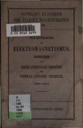 book Zur Entdeckung des Elektromagnetismus : Abhandlungen (1820-1821)