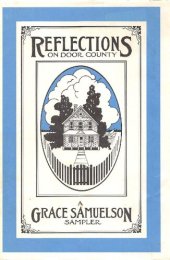 book Reflections on Door County : a Grace Samuelson sampler.