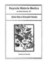 book Keynote Materia Medica: Seminar Notes on Homeopathic Remedies