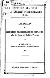 book Abhandlung über die Systeme von regelmäßig auf einer Ebene oder Im Raum verteilten Punkten (1848)