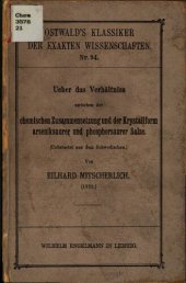 book Über das Verhältnis zwischen der chemischen Zusammensetzung und der Kristallform arseniksaurer und phosphorsaurer Salze (1821)