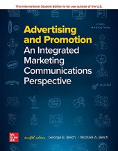 book ISE Advertising and Promotion: An Integrated Marketing Communications Perspective