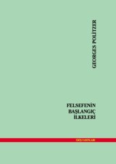 book Felsefenin Başlangıç İlkeleri