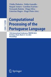 book Computational Processing of the Portuguese Language