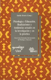 book Psicología y educación. Realizaciones y tendencias actuales en la investigación y en la práctica