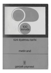 book 100 Soruda Türk Tiyatrosu Tarihi