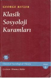 book Klasik Sosyoloji Kuramları