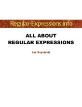 book All About Regular Expressions