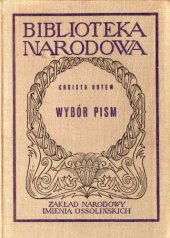 book Wybór pism