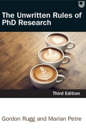 book The Unwritten Rules Of PhD Research