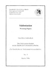 book Das Südostasien-Institut an der Humboldt-Universität zu Berlin : Zur Geschichte der Südostasienwissenschaften - Zvischenbericht vorgelegt aus Anlaß des 10th European Colloquiums on lrndonesian and Mala)~ Studies (ECIMS), Berlin~ 17. bis 22. Juni 1996